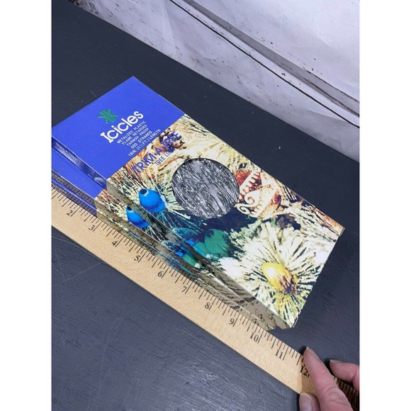 Lot of 3 Boxes Vintage Icicles Trim-A-Tree Foil Silver Christmas Tree Tinsel NOS - Picture 10 of 10